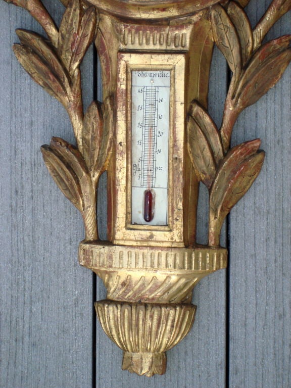 Period Louis XVI Gilded Barometer