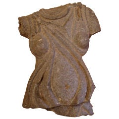 Roman Period Basalt Torso of Nike