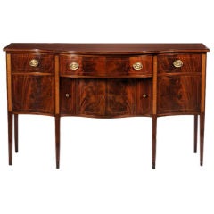 Antique American Federal Style Mahogany Sideboard