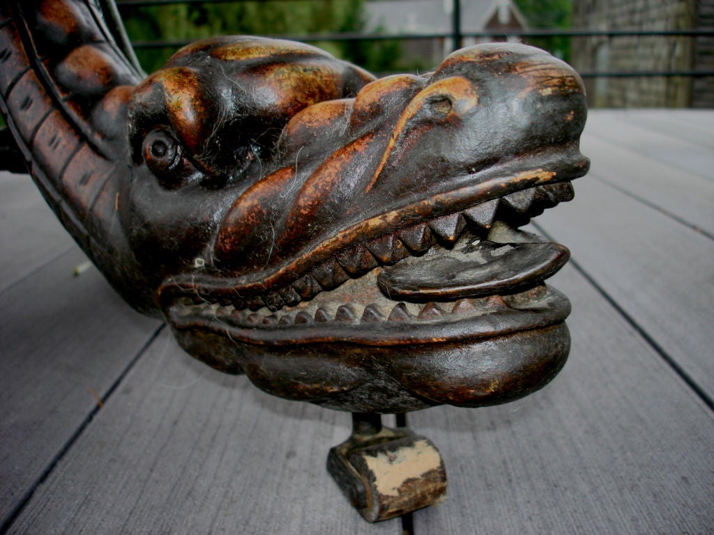 19th Century RARE PERIOD  WATER SERPENT GUERIDON by Jean-Joseph Chapuis