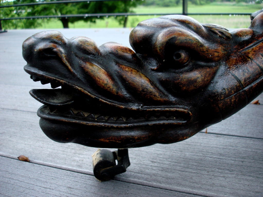 RARE PERIOD  WATER SERPENT GUERIDON by Jean-Joseph Chapuis 4