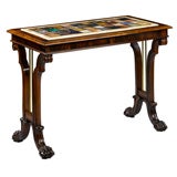 A FINE QUALITY WILLIAM IV ROSEWOOD SIDE TABLE