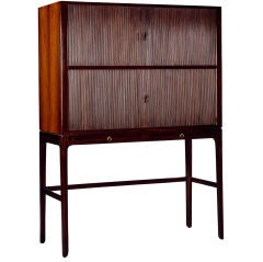 A 1950's Danish Cabinet On Stand By Ole Wanscher