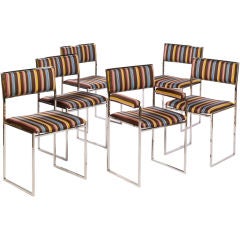 A SET OF 14 'SQ' CHAIRS BY WILLY RIZZO