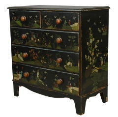 Painted Chest with Oriental Motifs