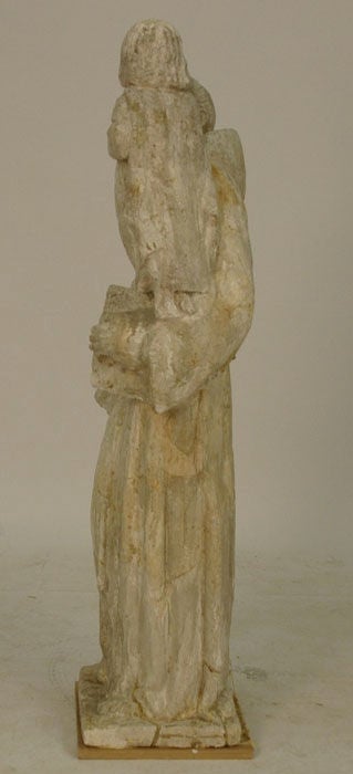 Plaster St. Anthony with Child Statue