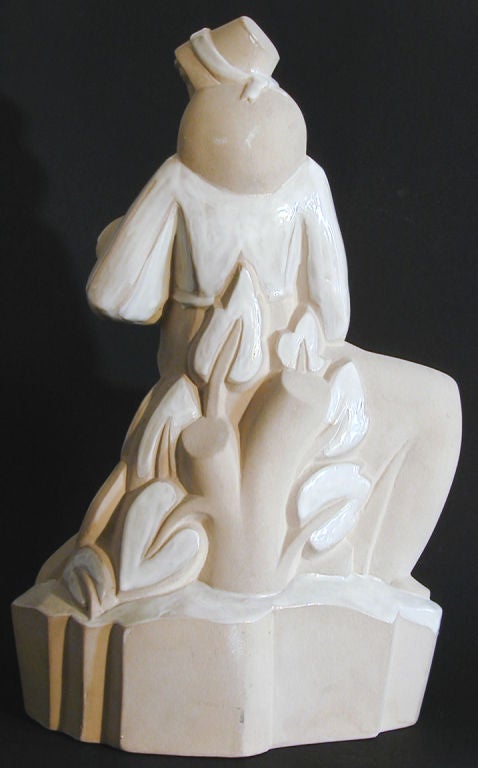 Seltenes Paar Art-Déco-Skulpturen von Phoenix, „Peace and Plenty“ im Angebot 2