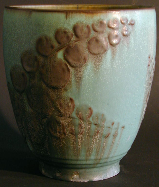 American Art Deco Pottery Masterpiece by Elizabeth Barrett For Sale