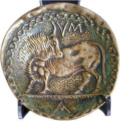 Bronze Dish with Bull by Max Le Verrier 5