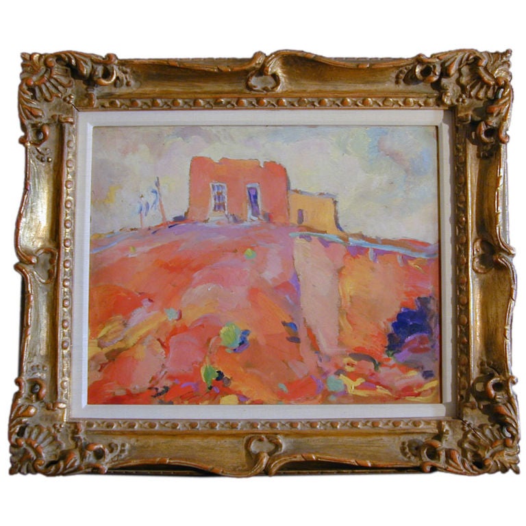 "Mexican Hut, " oil painting, 1925