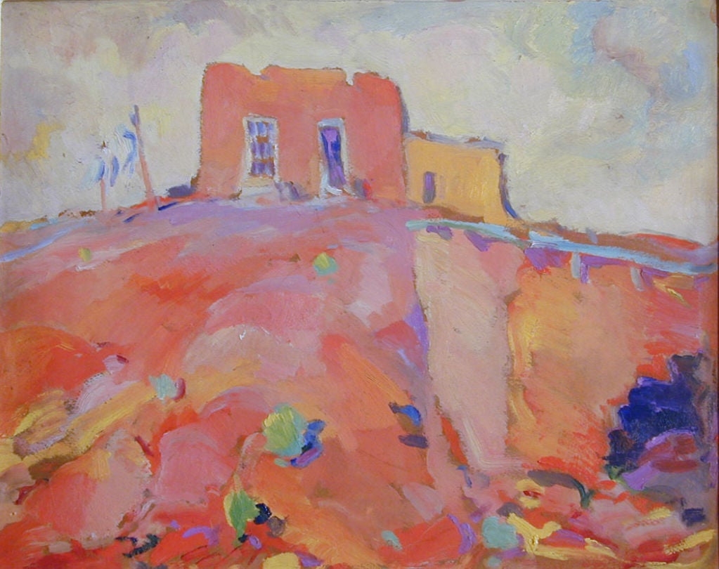 "Mexican Hut, " oil painting, 1925