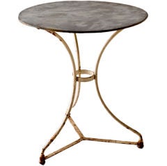french zinc top table
