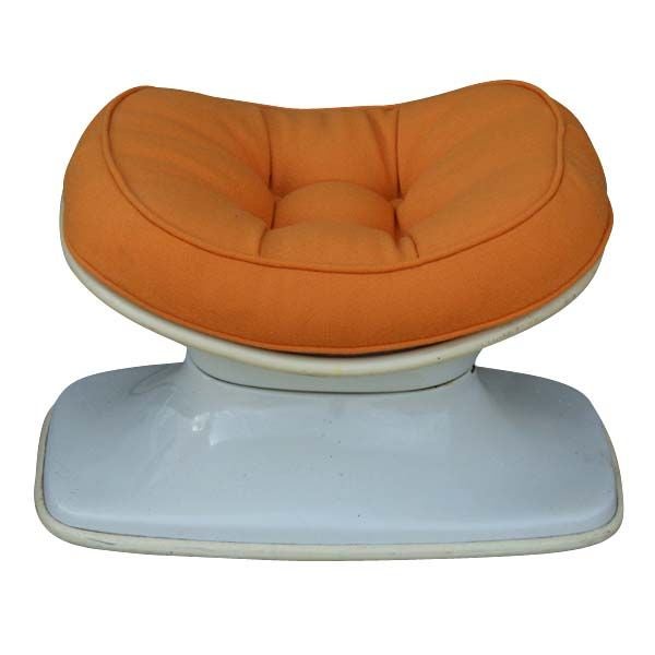 Milieu du XXe siècle chaise stéréo Alpha Pod et Ottoman des années 1960