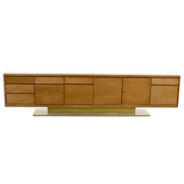 Late 20th Century Warren Platner For Lehigh Leopold Desk And Credenza