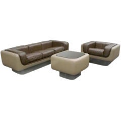 Vintage Three Piece Steelcase Soft Seating Group