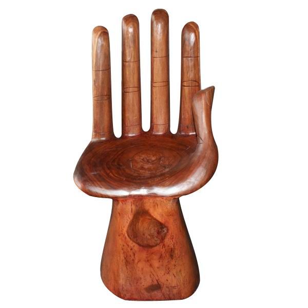 Pair Of Wooden Hand Chairs 1