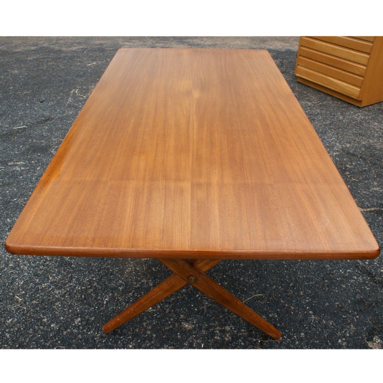 Danish Hans J. Wegner For Andreas Tuck Dining Table