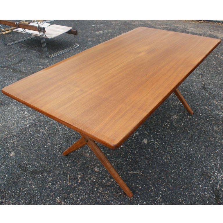 Hans J. Wegner For Andreas Tuck Dining Table 2