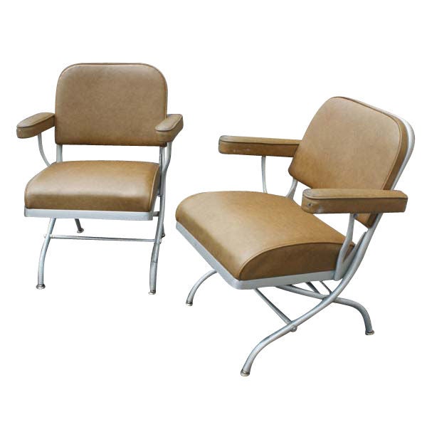 Set of 8 Warren McArthur For  Mayfair Folding Chairs 1