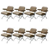 Set of 8 Warren McArthur For  Mayfair Folding Chairs