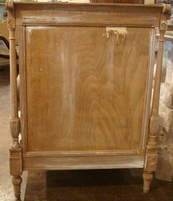 Carved 19c Directoire Banquette