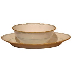Two Pieces of Monogrammed China