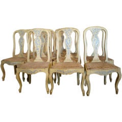 18c Italian Painted Chairs