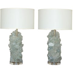Recycled Glass Cluster Lamps from Swank Lighting's "Rock Candy"