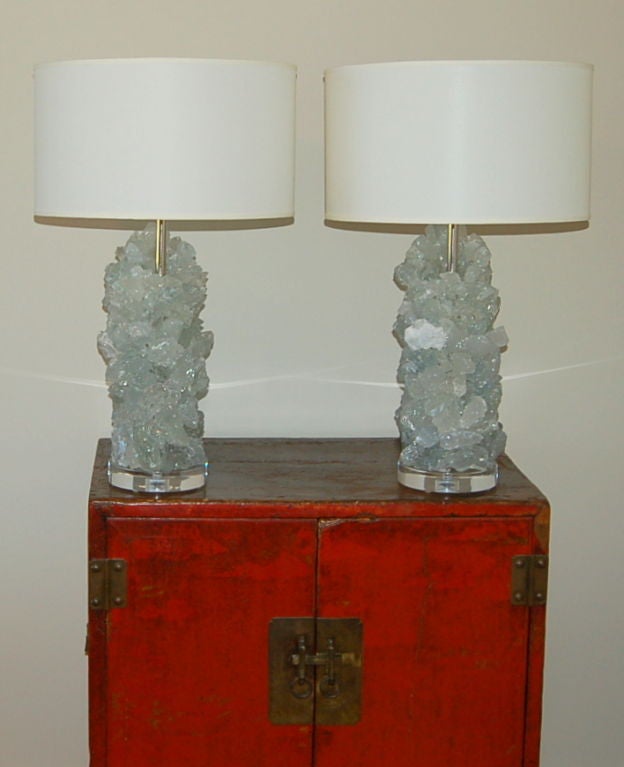 American Recycled Glass Cluster Lamps from Swank Lighting's 