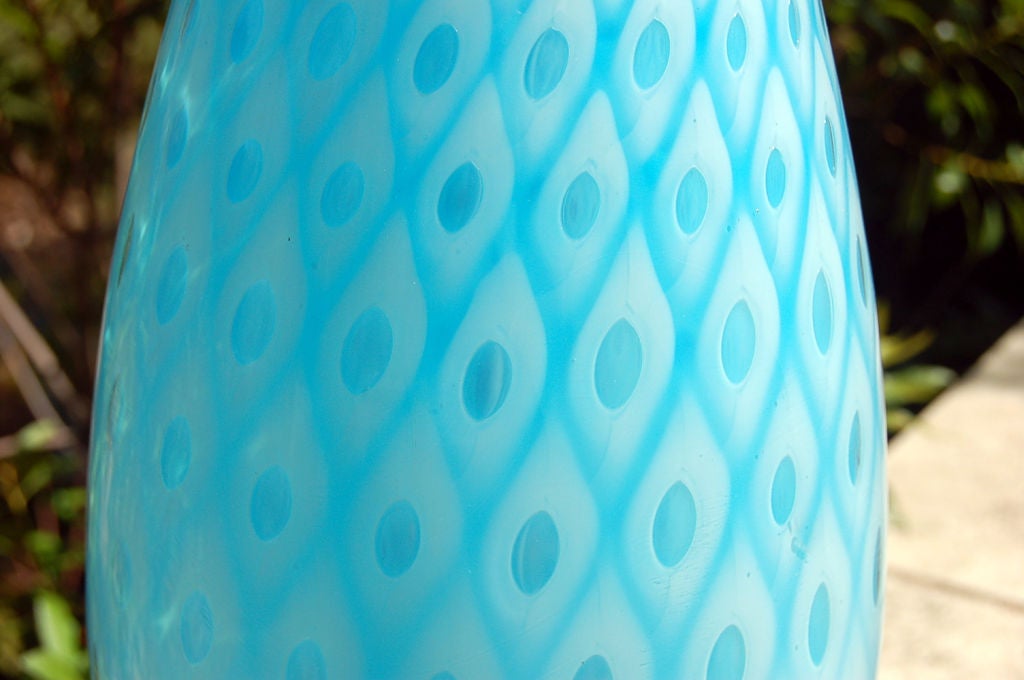Galliano Ferro - Baby Blue Peacock Feather Design 2