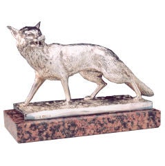 Walker & Hall Sterling Silver Fox. 11