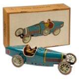 Vintage Bugatti clockwork toy.