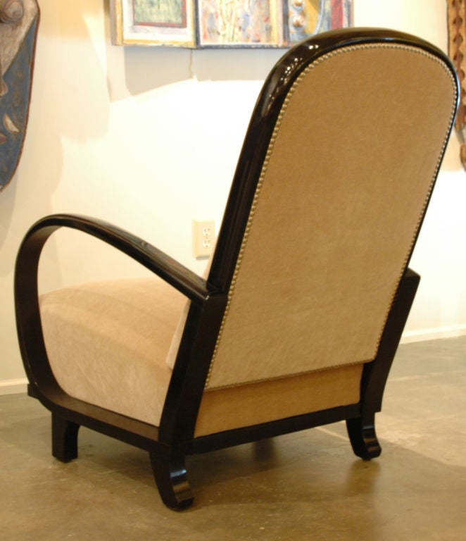 Mid-20th Century Pair of Hungarian Art Deco Chairs