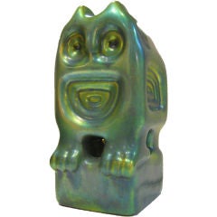 HOLD THE FRANKLIN GROUP - Zsolnay Ceramic Owl