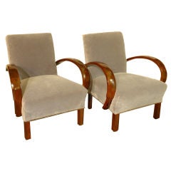 Art Deco Arm Chair - Pair