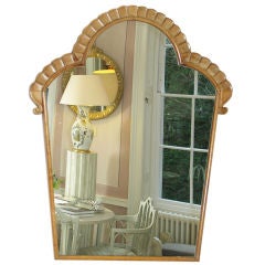 French beechwood mirror