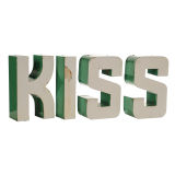 Vintage KISS Porcelain Letters