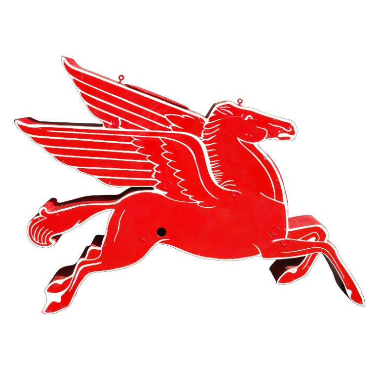 Large Pegasus Mobil Horse Sign