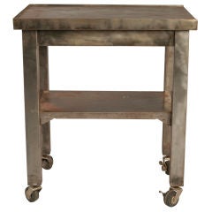 French Vintage Industrial Mechanic's Table