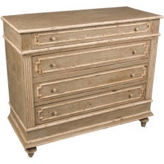 French Louis XVI Style Painted Chest