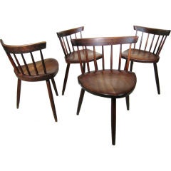 Set Of Four Mira Chairs By George Nakashima