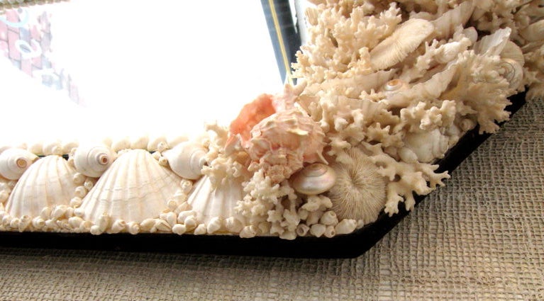 Seashell Encrusted Mirror 1