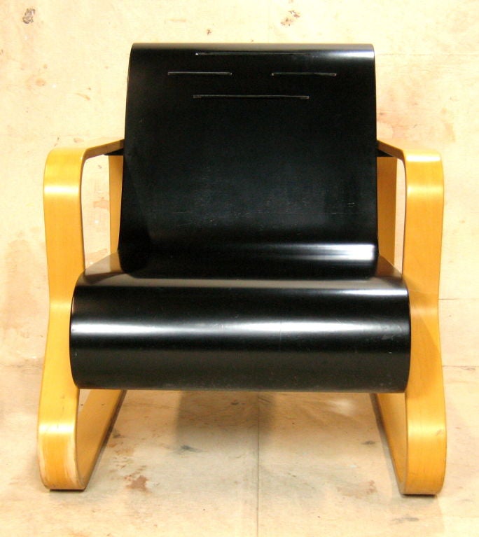 Pair Alvar Aalto Paimio Model 41 Chairs for Artek 3