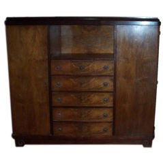 French circa 1930's Signed Louis Majorelle Armoire/ Bookcase