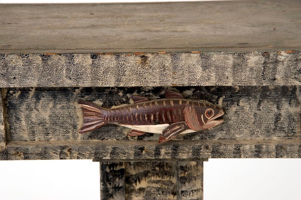 Fish and Serpent Side Table