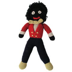 Gollywog Red Coat Crochet Doll