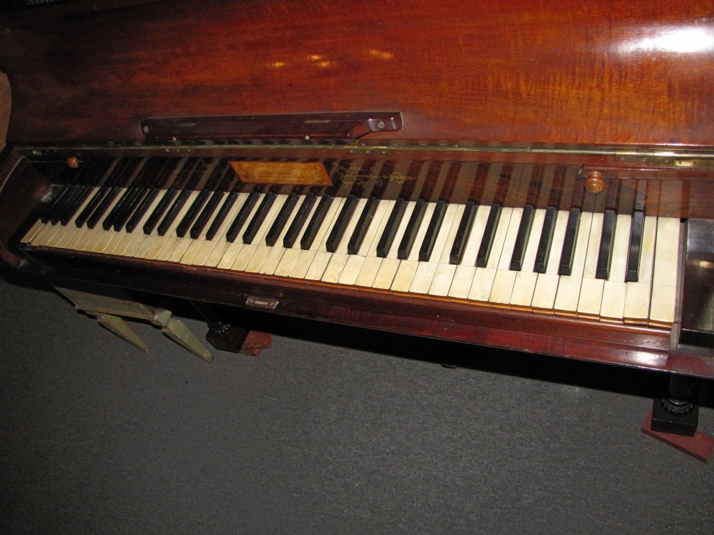 English Antique 19th Century Upright Piano
