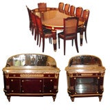 French Empire Style 15pc  Dining Room Set