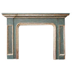 Italian Blue Painted Mantle