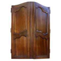 Pair of 18th C. LXV Walnut Doors